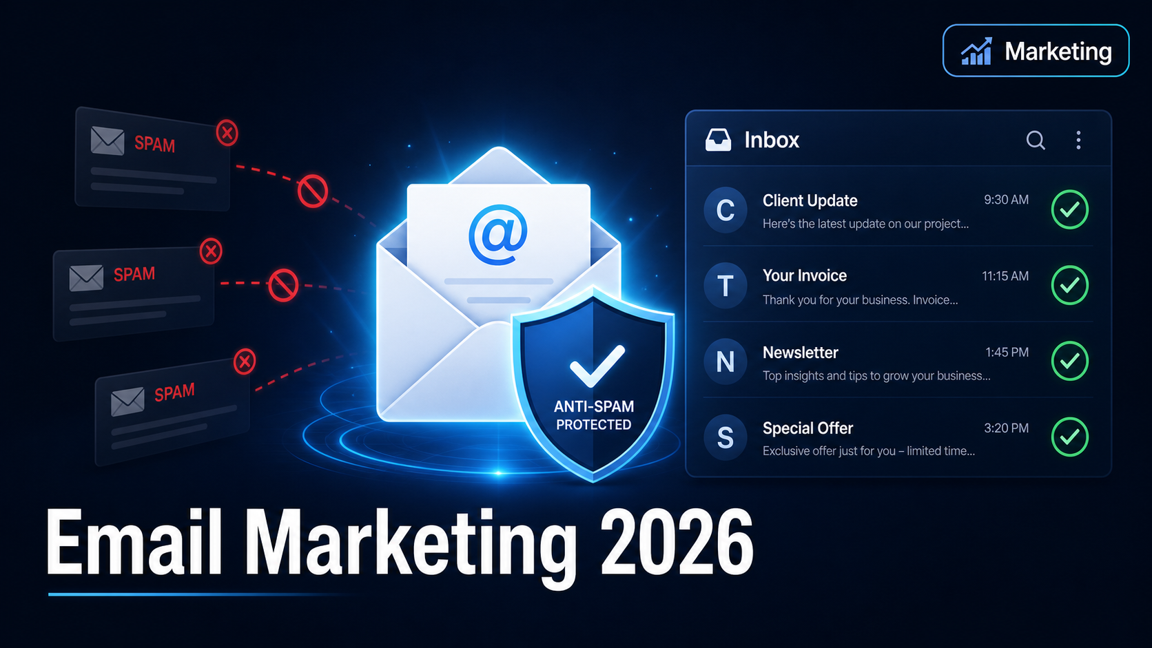 Email marketing en 2026 : les bonnes pratiques pour ne plus finir en spam